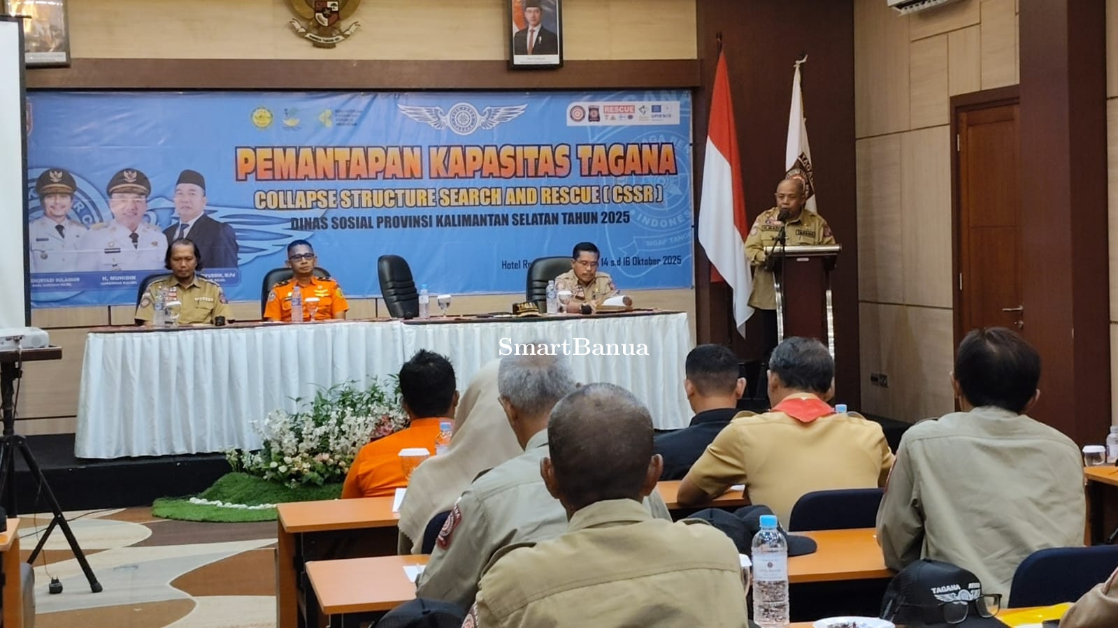 Tagana Kalsel Basarnas Bersinergi Tingkatkan Rescue Bencana Reruntuhan