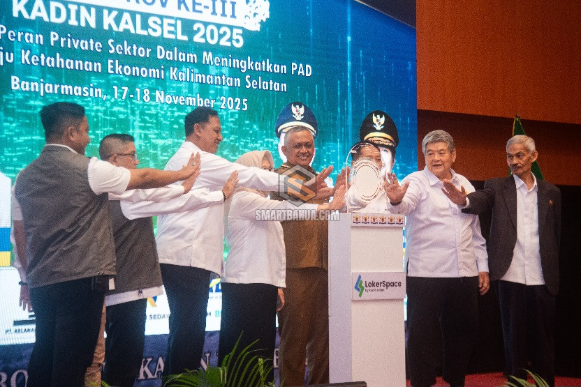 Rapimprov Kadin Kalsel 2025 Resmi Dibuka: Bahas Penguatan Ekonomi Daerah, Launching Aplikasi Lokerspace dan Rencana Pembangunan Kantor Baru