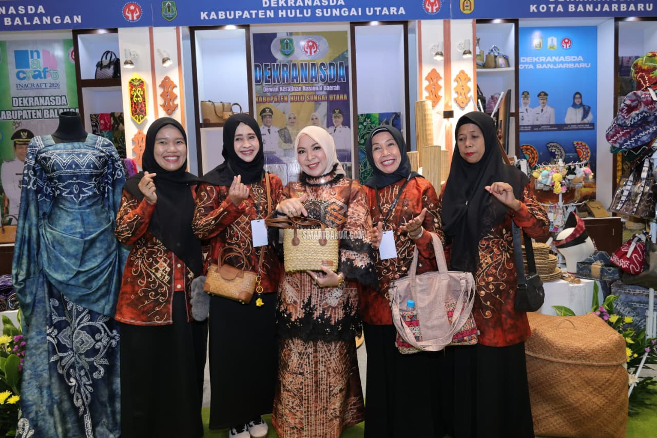 Ketua Dekranasda Kalsel Hj. Fathul Jannah Muhidin Hadiri INACRAFT 2026, Dorong P...