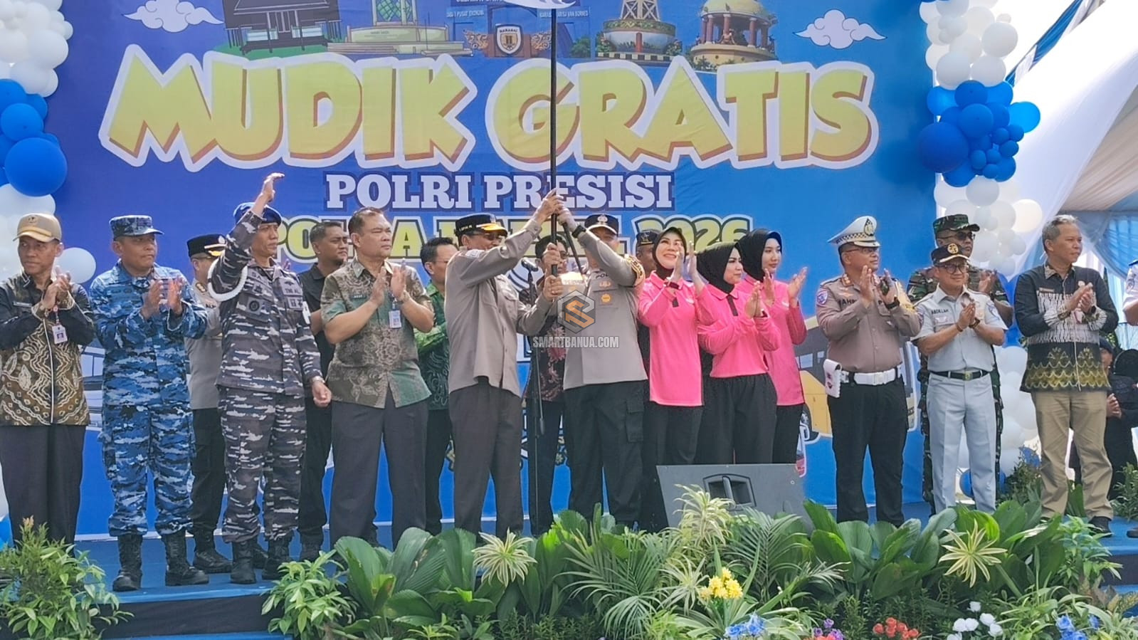 Polda Kalsel Lepas 617 Peserta Mudik Gratis, Antusias Meningkat 