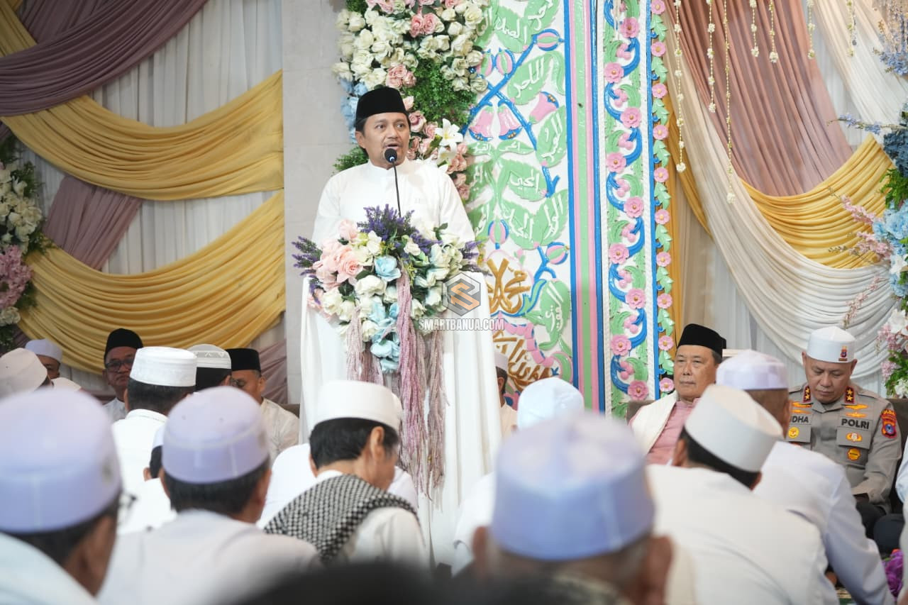 Berbaur Ulama, Habaib dan Jamaah, Wakil Gubernur Hasnuryadi Sulaiman Hadiri Haul...