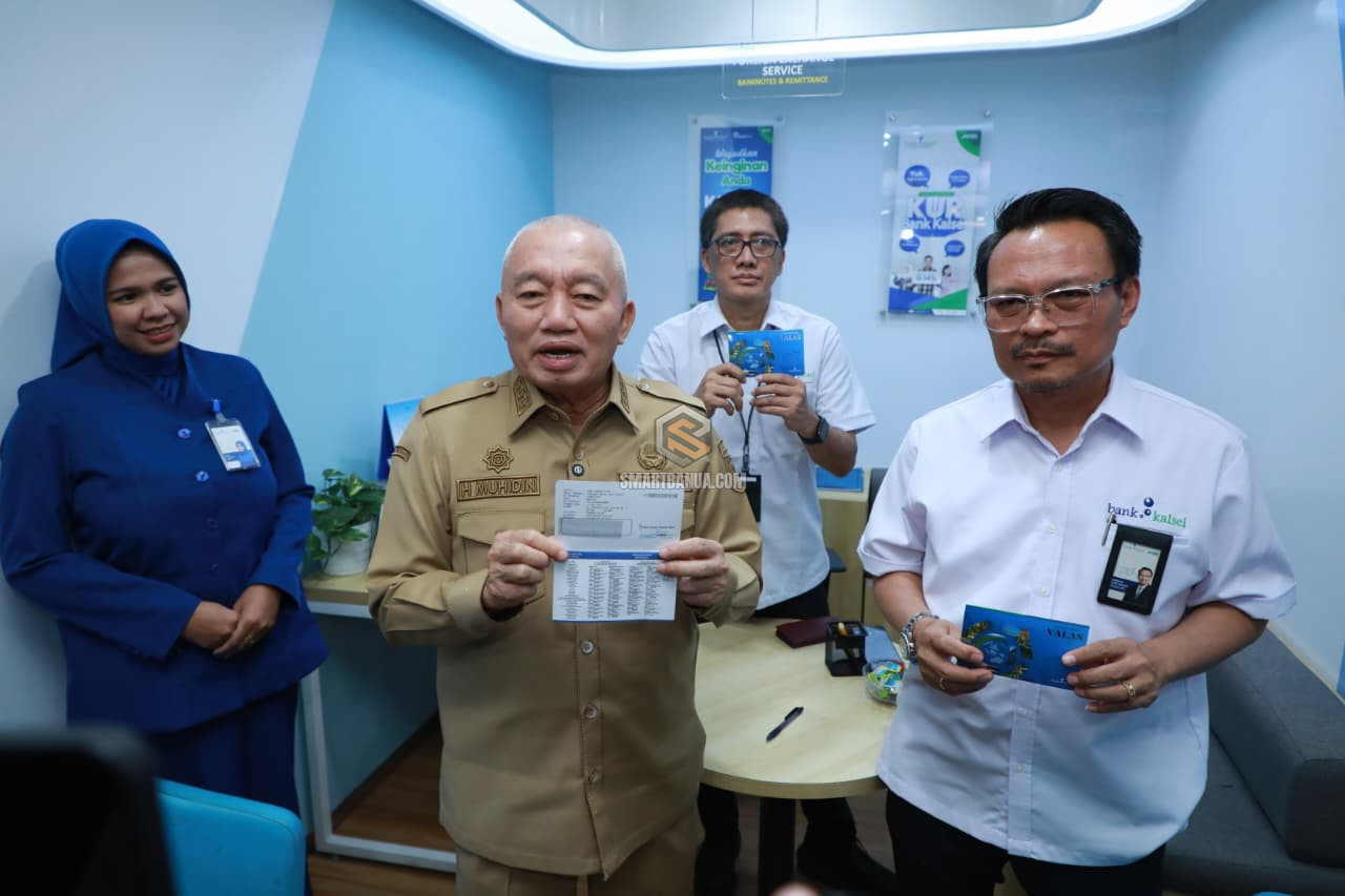 Gubernur H. Muhidin Launching Layanan Devisa Bank Kalsel; Siap Layani Transaksi ...
