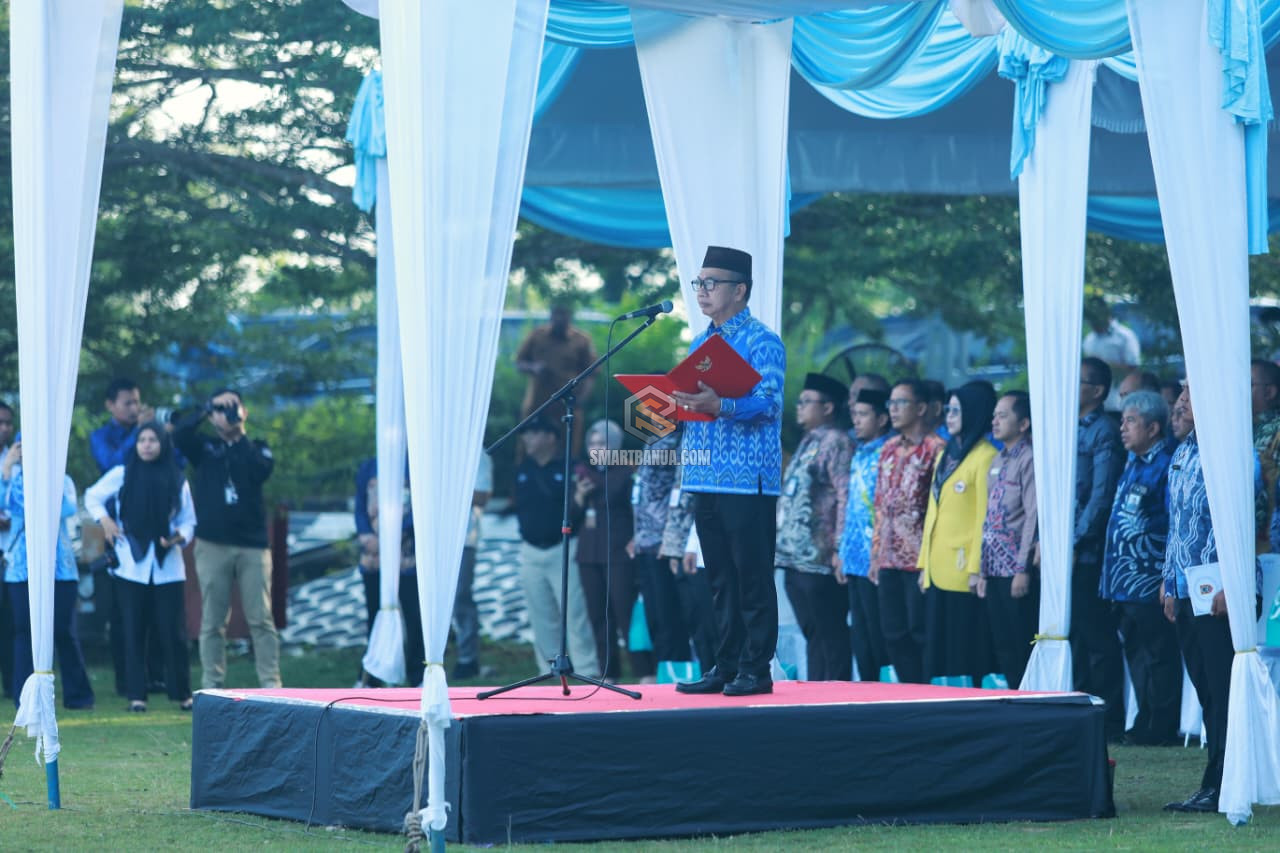 Sekda Kalsel Pimpin Upacara HARGANAS ke-33, Tegaskan Komitmen Bangun Keluarga Tangguh