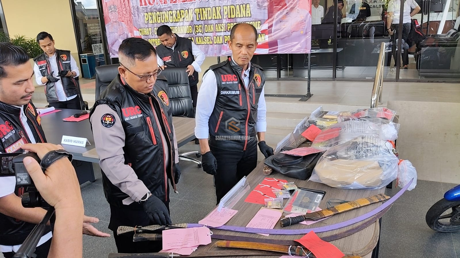 Polda Kalsel Sikat 211 Tersangka Kasus Curat Curas dan Curanmor