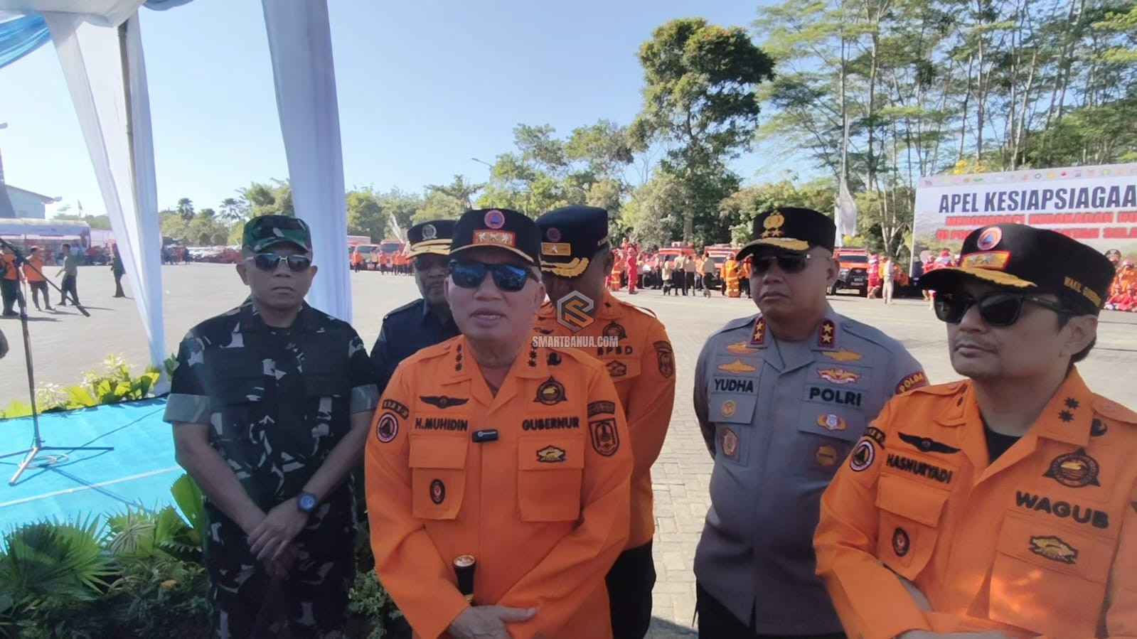 Apel Kesiapsiagaan Karhutla 2026, Gubernur Muhidin Instruksikan Satgas Siaga Pen...