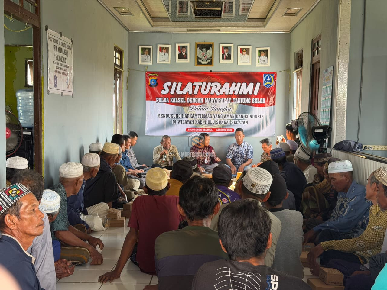 Dit Intelkam Polda Kalsel Ajak Warga HSS Perkuat Persatuan