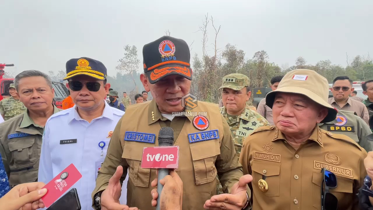 BNPB Siapkan Teknologi Dry Ice untuk Bantu Penanganan Karhutla di Kalsel