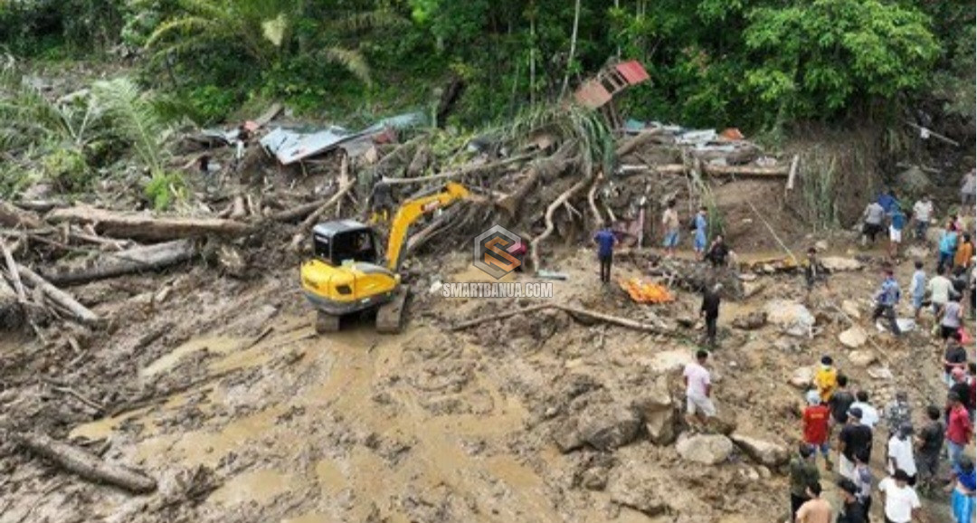 Bencana Banjir Bandang dan Longsor di Sumatra Tewaskan 753 Orang, Ribuan Mengung...